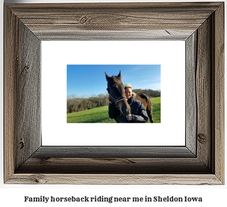 family horseback riding near me in Sheldon, Iowa